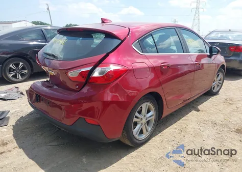 2017 Chevrolet Cruze Lt Auto из США, поврежденный, VIN 3G1BE6SM3HS566454